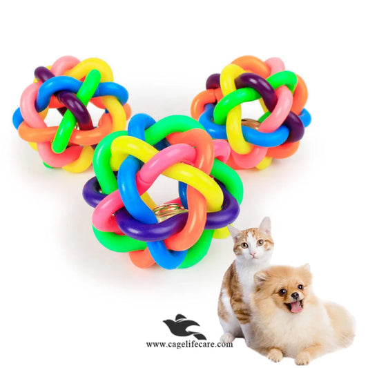 Orbit Rainbow Ball Chew Toy for Cat & Dogs