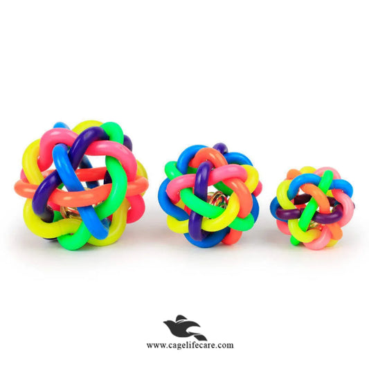 Rainbow Rubber Ball for Cats and Dogs