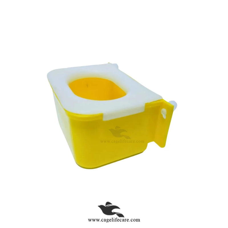 Oval Lid Pots for Lovebirds & Other Seed-Wasting Birds