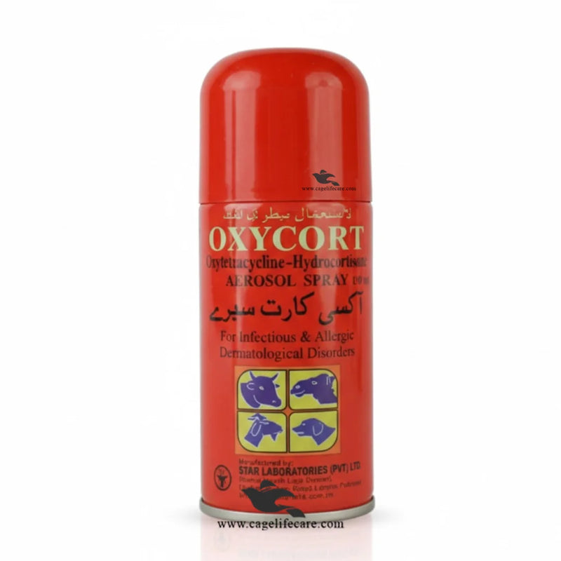 Oxycort Spray – Oxytetracycline & Hydrocortisone Antibacterial Veterinary Spray