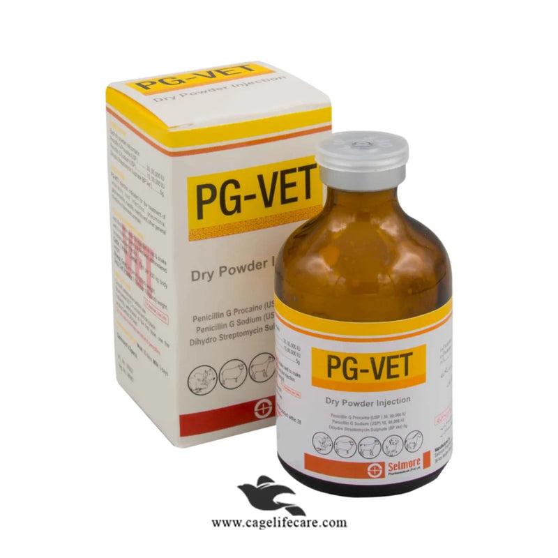 PG-Vet Injection – Broad-Spectrum Antibiotic for Livestock & Pets