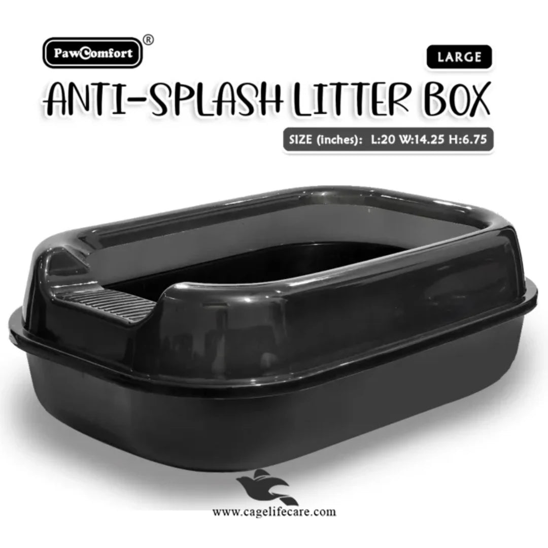 PawComfort Imported Oval Shape Cat Litter Tray with Cover – High-Quality