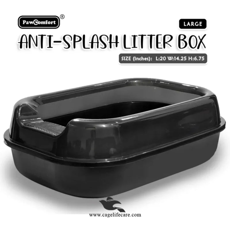 PawComfort Imported Oval Shape Cat Litter Tray with Cover – High-Quality