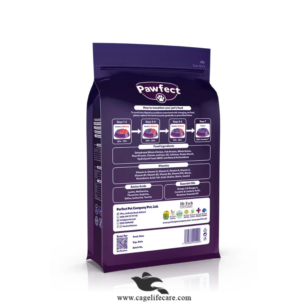 Pawfect Kitten Food – Advanced Nutrition for Growing Kittens
