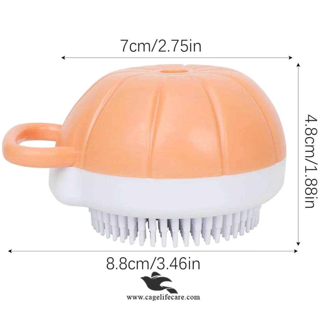 Dog bath scrubber glove for easy pet cleaning