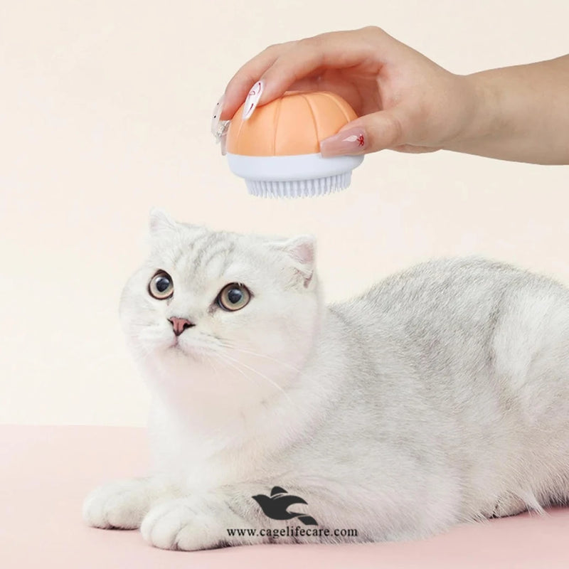 Pet Bath Glove with Shampoo Dispenser for Dogs & Cats - Imported