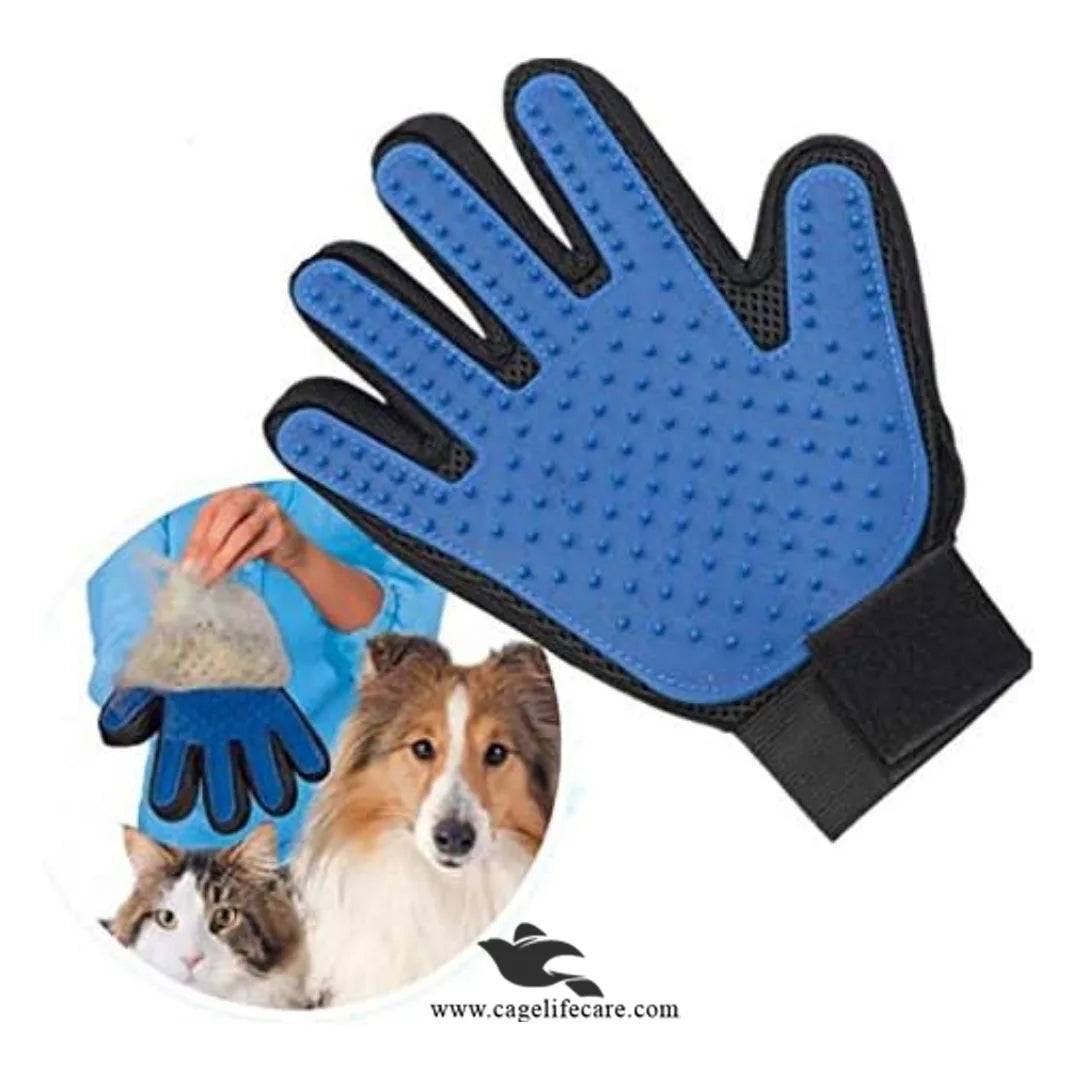 Guanto Da Toelettatura E Massaggio Per Cani, Gatti E Cavalli – Silicone Morbido Con Setole Per Rimuovere Peli, Fare Il Bagno E Dare Un Massaggio Rilassante (Taglia Unica)