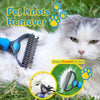 Pet Hair Dematting Comb – Two-Sided Grooming Tool for Cats & Dogs (Imported)