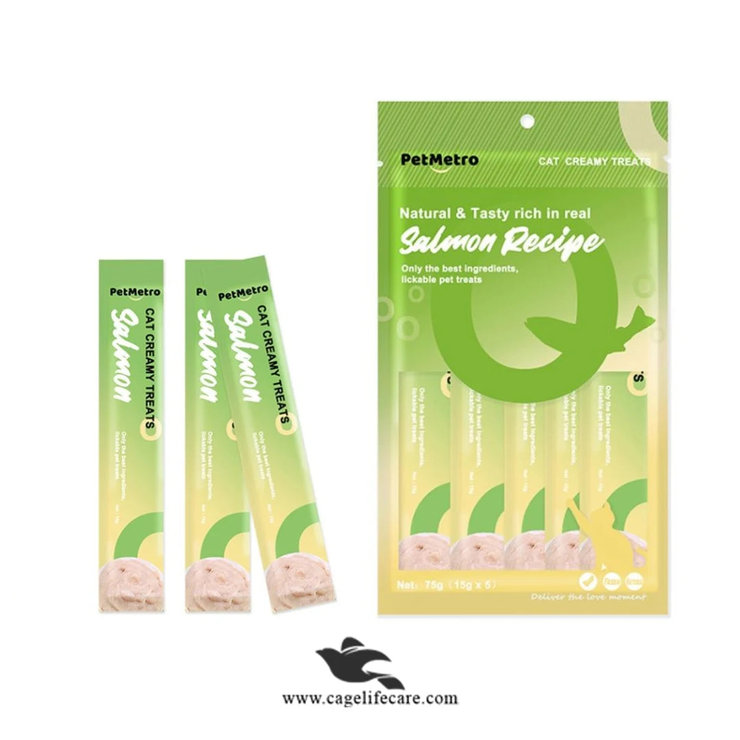 Pet Metro Creamy Lickable Treats for Cats – SALMON