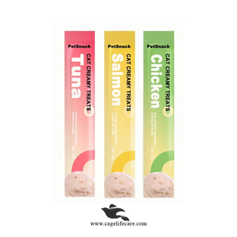 Pet Metro Creamy Lickable Treats for Cats – Chicken, Salmon & Tuna 75g