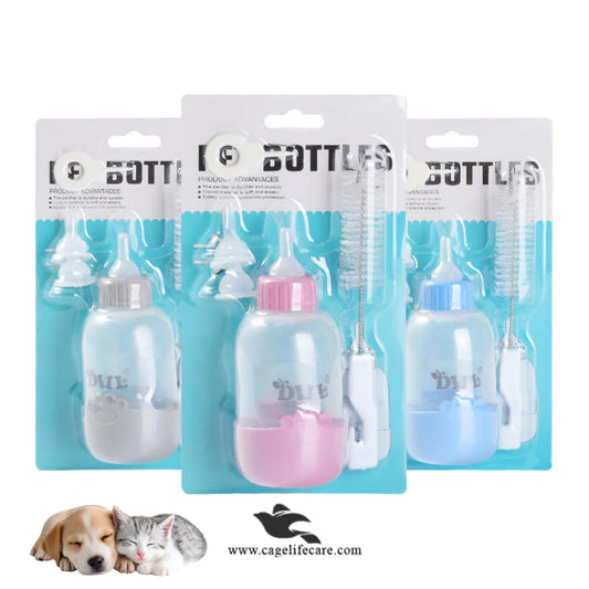 Pet Milk Feeding Bottle for Kittens – Front View