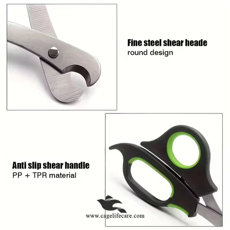 Pet Nail Clipper/Cutter Scissors – Stainless Steel Grooming Tool for Cats, Dogs & Birds