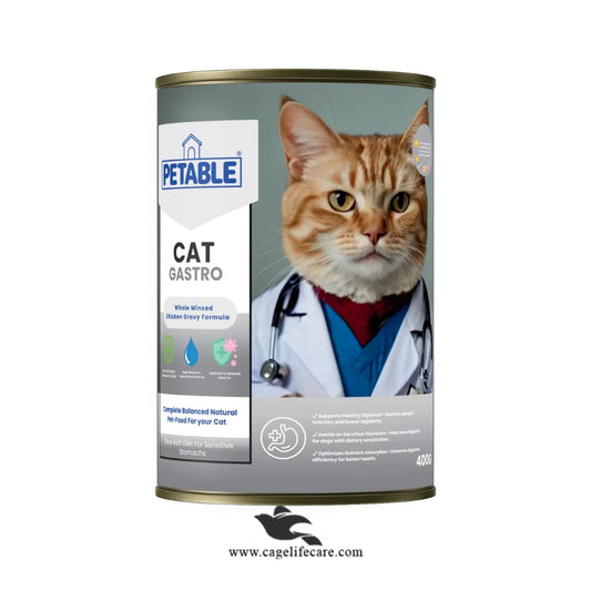 Petable Cat Gastro Gravy Tin – Chicken Flavor 400g Medicated Healthy Food