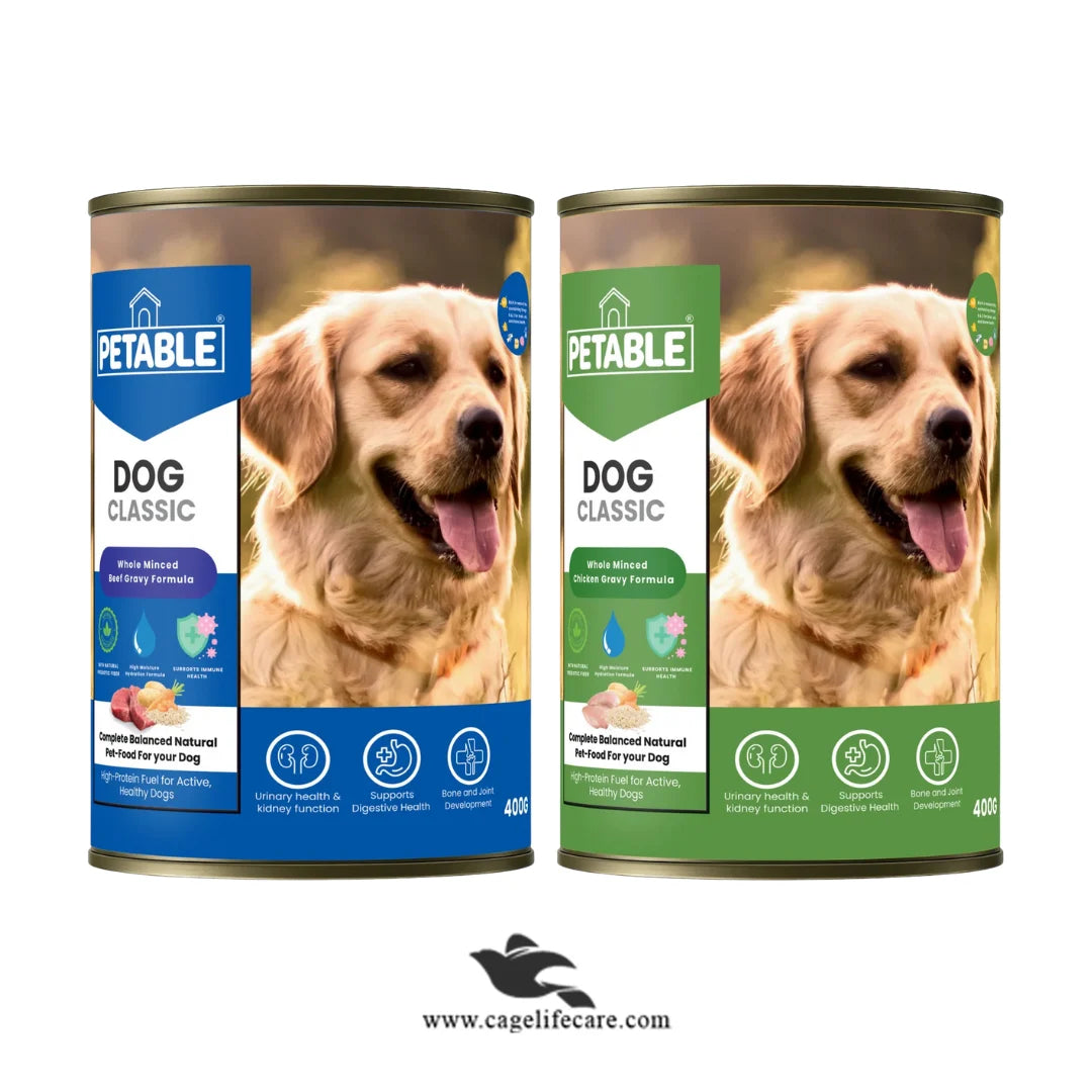 Petable Dog Classic Gravy Tin – Beef & Chicken Flavor 400g