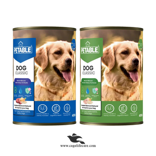 Petable Dog Classic Gravy Tin – Beef & Chicken Flavor 400g