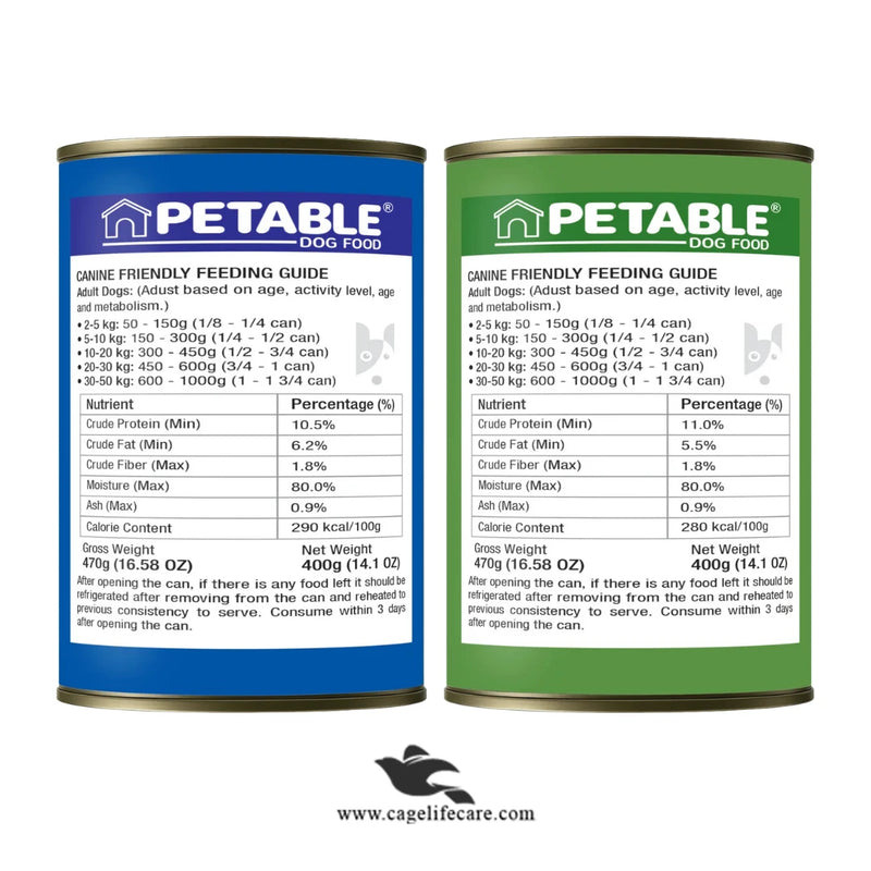 Petable Dog Classic Gravy Tin – Beef & Chicken Flavor 400g