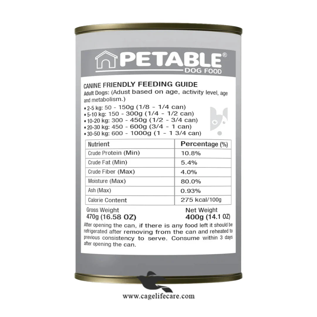 Petable Dog Gastro Gravy Tin – Chicken Flavor 400g Medicated Healthy Food