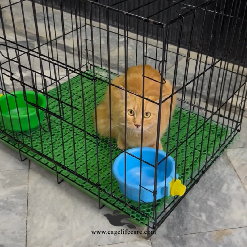 Pets Complete Foldable Cage – Iron Cage for Cats, Dogs, Rabbits & Small Animals