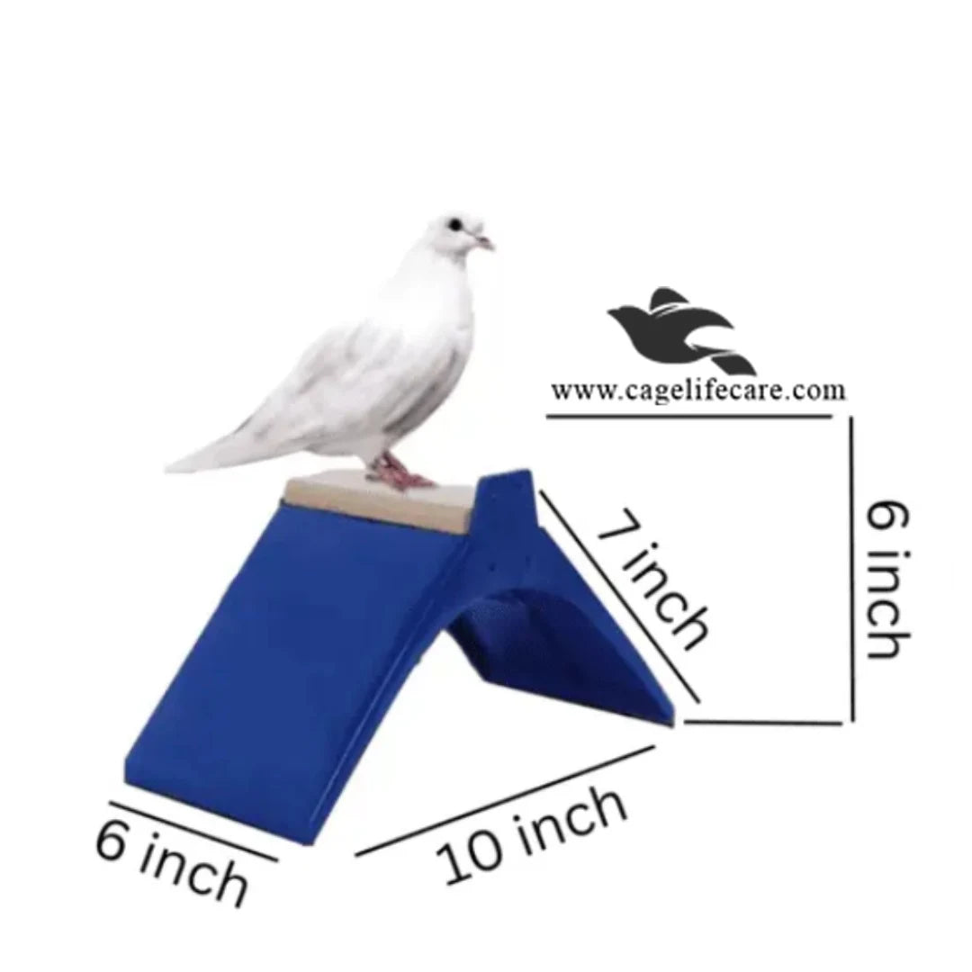 Pigeon Perch Stand - Durable V-Shaped Resting Spot - Size Diemension