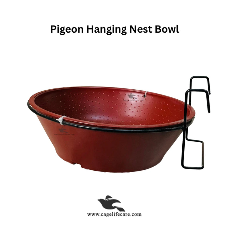 Pigeon Plastic Hanging Nest with Iron Hanger