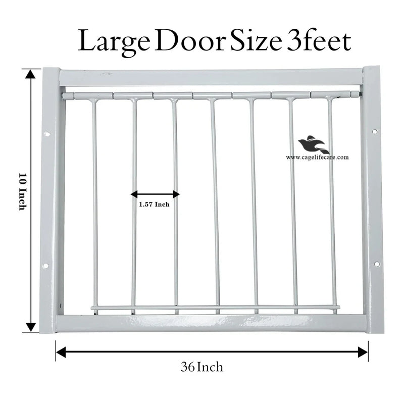 Pigeon Trap Loft Door with Steel Frame
