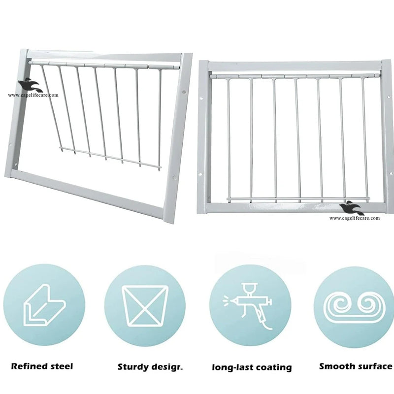 Pigeon Trap Loft Door with Steel Frame
