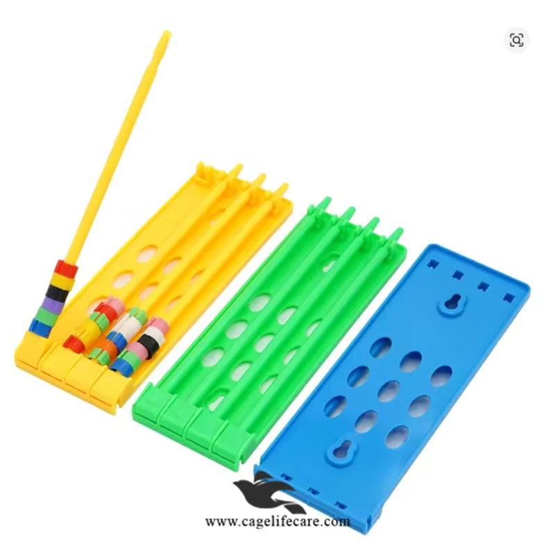 Pigeons Ring Holder – 4 Rods, Imported High-Quality Organizer for Pigeon Rings