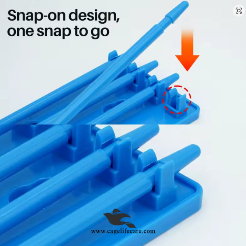 Pigeons Ring Holder – 4 Rods, Imported High-Quality Organizer for Pigeon Rings