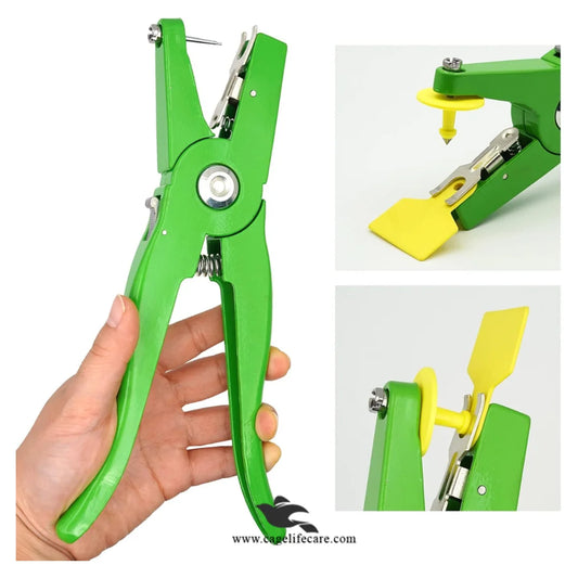 Pin Tags Applicator – Export Quality Tagging Tool for Goats, Sheep, Cattle & Livestock Animals