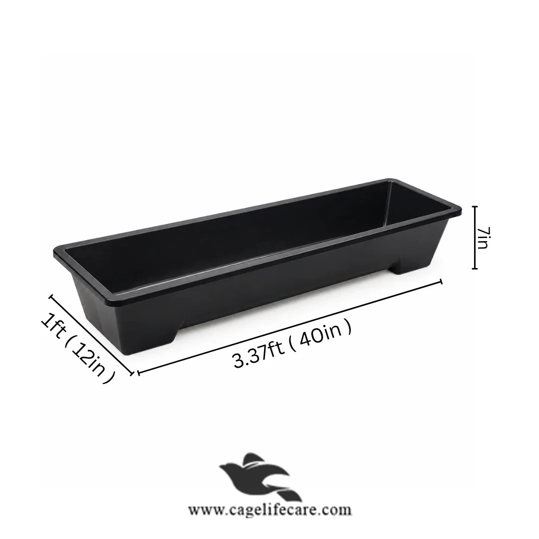 Floor Standing Plastic Feed Trough No Stand Required