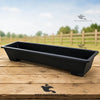 Plastic Feeding Bucket Curved Flat for Livestock Feed & Water | High Quality Imported
