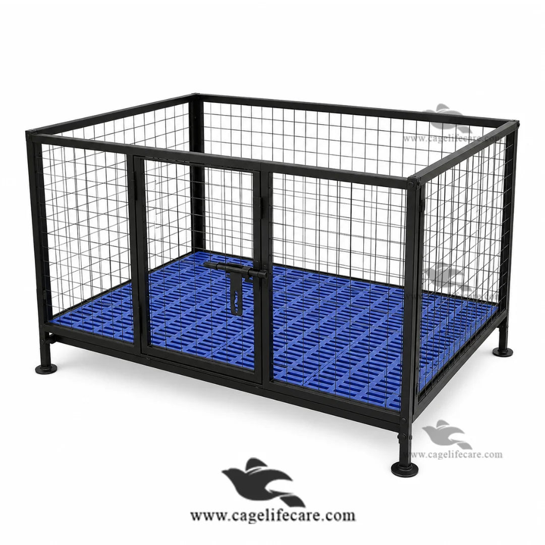 Heavy Duty Foldable Plastic Flooring Animal Cage