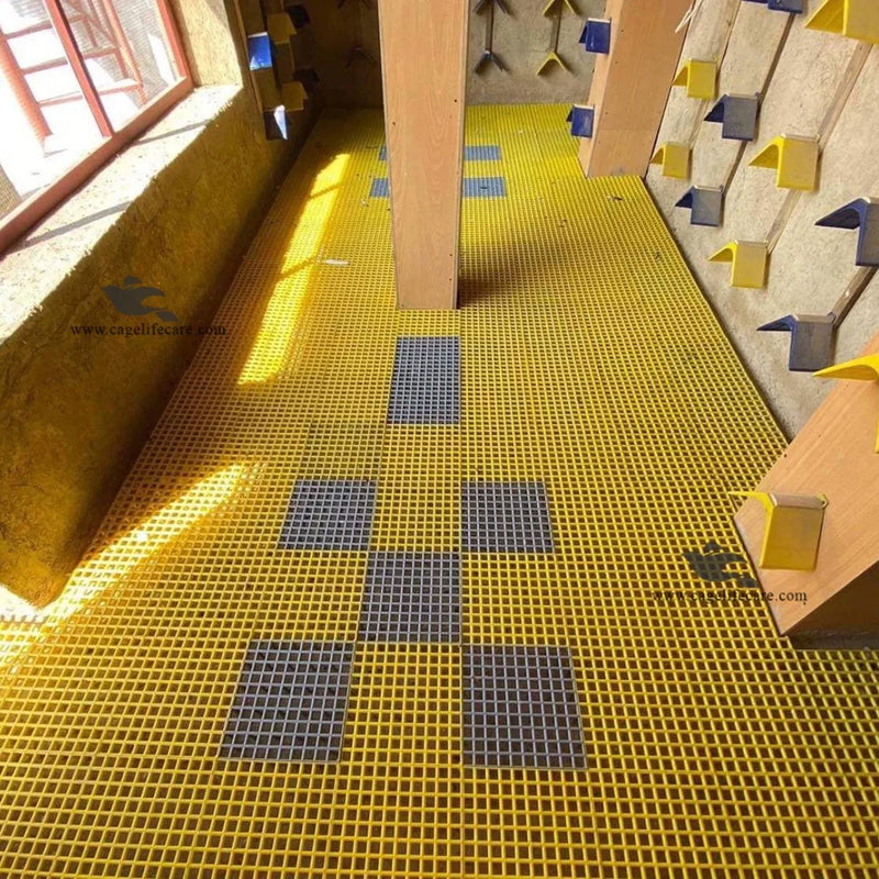 Animal Plastic Flooring Panels – 1x1 Square Feet, Hygienic & Interlocking for Animals and Birds