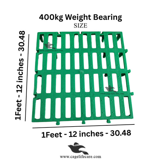 Plastic Flooring with Rectangle Holes For Rabbits, Goats & Sheep diemension 400kg capacity