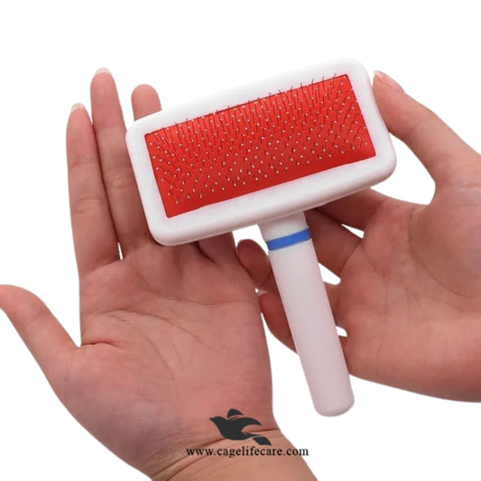 Imported slicker brush plastic handle for small pets