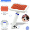 Plastic Small Slicker Brush for Cats & Dogs – Red+White, Grey & Black