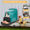 Poultry Egg Laying Nest Box — Single House Wall Mounted Chicken Nesting Box