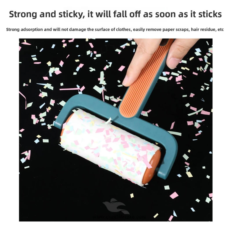 Premium Acrylic Lint Roller – Reusable Pet Hair & Dust Remover