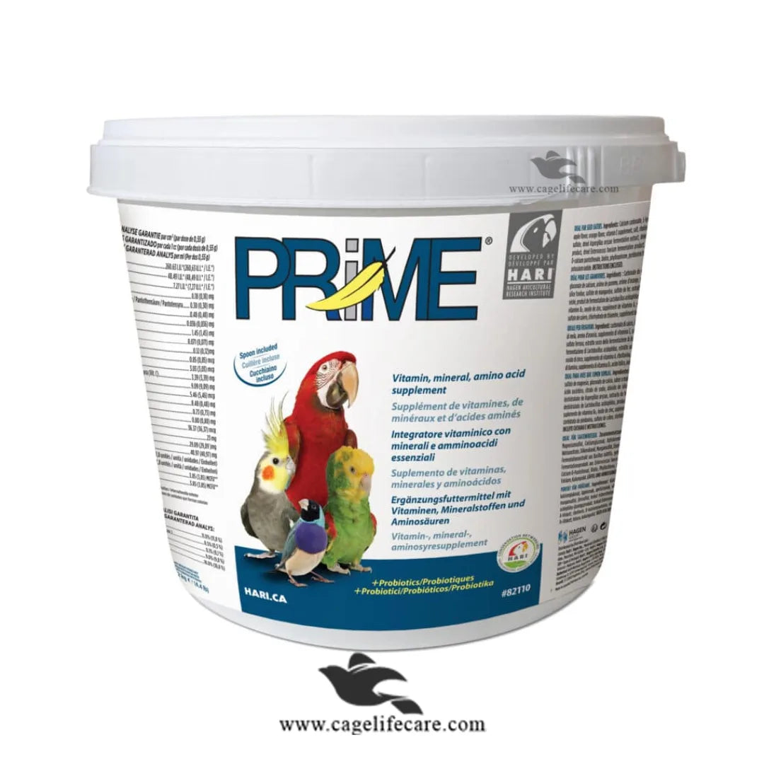 Prime Vitamin – Full Spectrum Supplement for Birds 2kg Box and Loose Packing