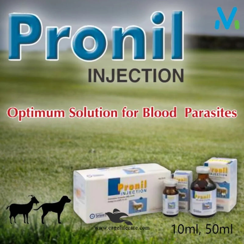 Pronil Injection – Anti-Trypanosomiasis & Analgesic Therapy for Dogs & Livestock