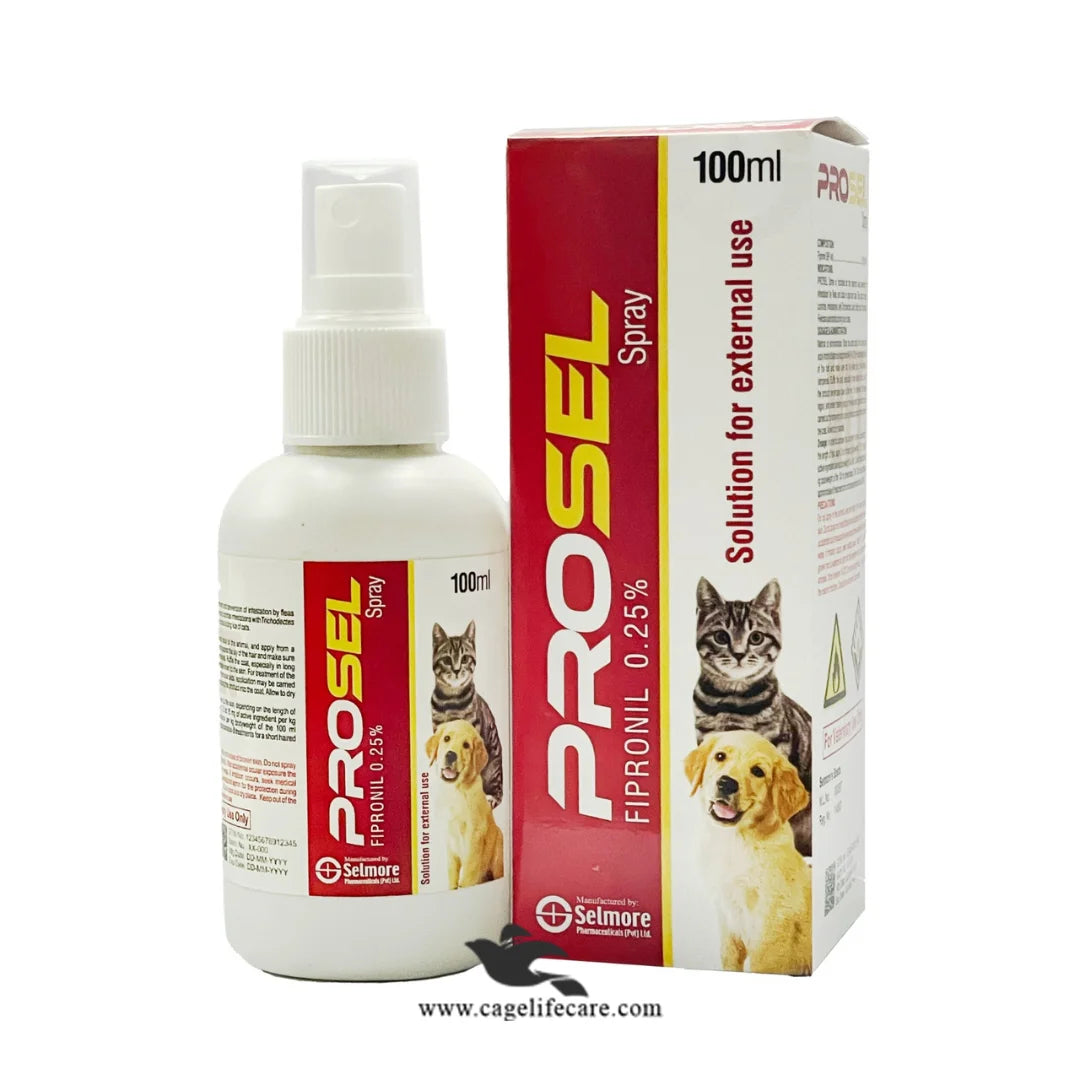 Prosel Spray for Cats, Dogs, and Livestock