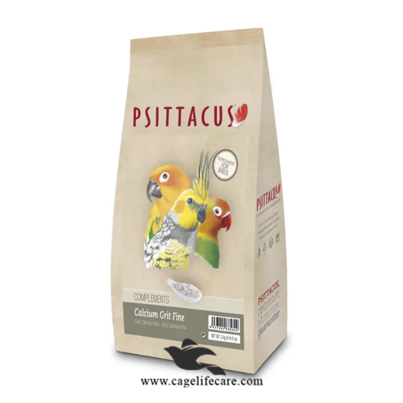 Psittacus Calcium Grit Fine — Mineral Calcium Supplement for Small and Medium Birds