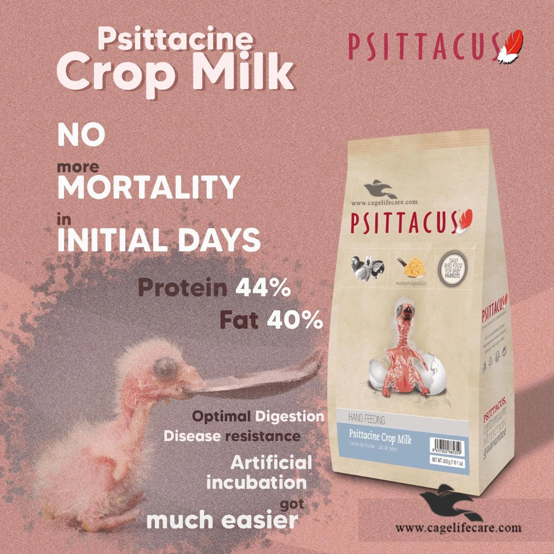 Psittacus Crop Milk – Hand Feeding Formula Bird Born Babies
