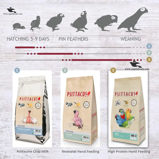 Psittacus Crop Milk – Hand Feeding Formula Bird Born Babies
