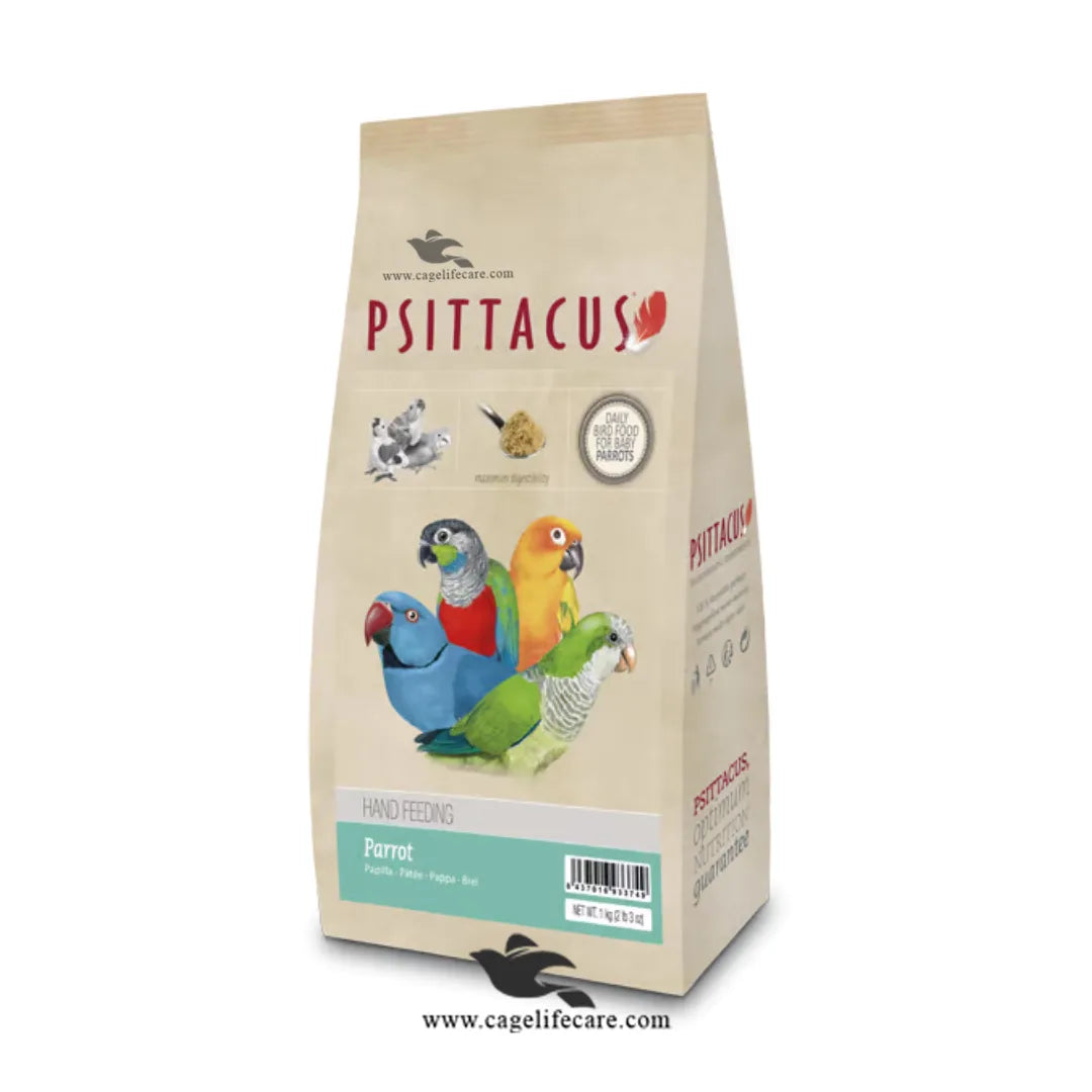 Psittacus Parrot – Hand Feeding Formula 1kg Bag and Loose Packing