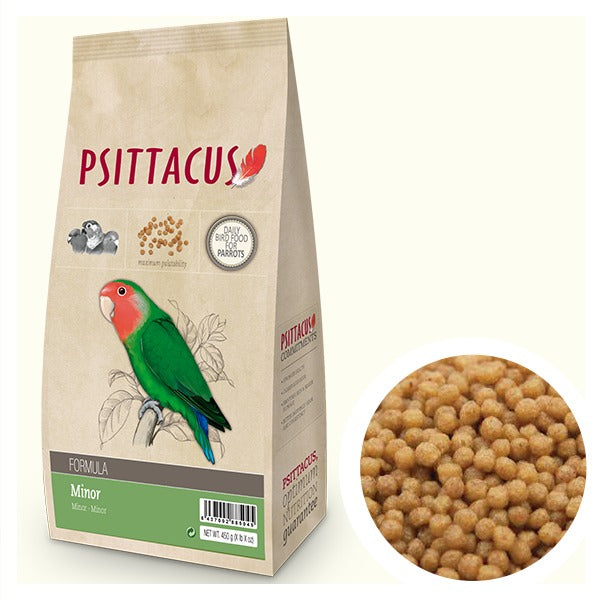 Psittacus Pellets Minor Formula – Complete Nutrition for Small Parrots