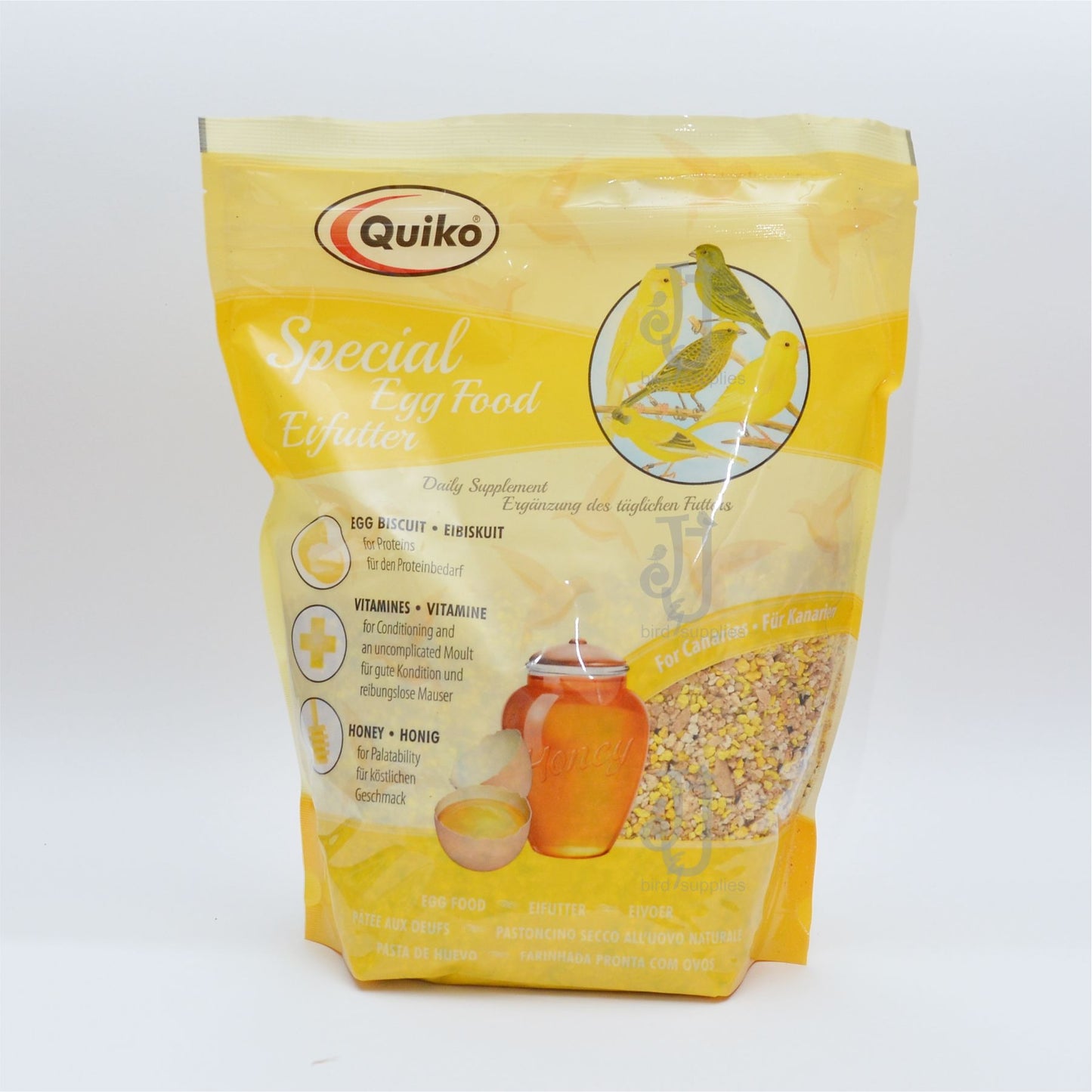 Quiko Special Honey Egg Food – Strength & Rearing Food for Canaries & Finches