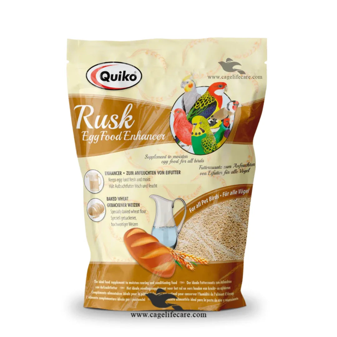 Quiko Rusk – Special Feed Additive for Moistening Egg Food - 1 kg Pack