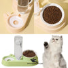 Rabbit Face 2-in-1 Automatic Pet Food & Water Bowl for Cats & Dogs