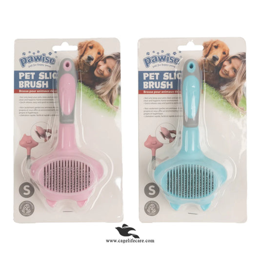 Rabbit Face Push Button Brush for Cats and Dogs – Premium Grooming Tool